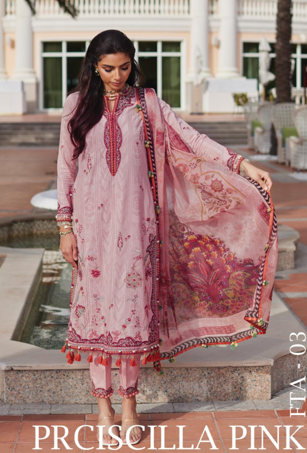 PRICSILLA TEA PINK FTA-03